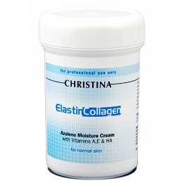 Christina Кристина Elastin Collagen Azulene Moisture Cream 250 ml-С коллагеном и азуленом для нормальной кожи