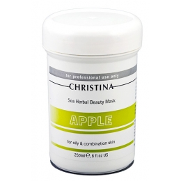 Christina Кристина Sea Herbal Beauty Mask Green Apple 250 мл-Яблочная маска красоты для жирной и комбинированной кожи