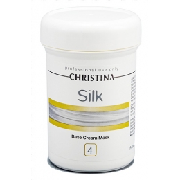 Christina Кристина Силк Silk-4-Base Cream Mask, 250мл - Кремообразная маска-база, Шаг 4